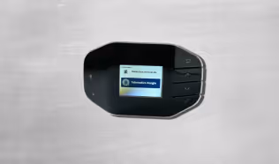 Eurowag EVA OBU device, a key component in vehicle telematics and management.