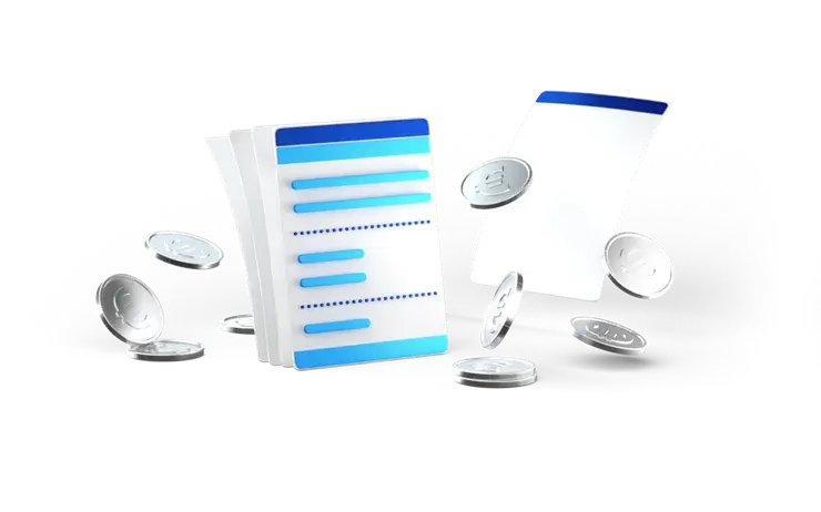 Fuel station panel with a bank card and coins, symbolizing payment options.