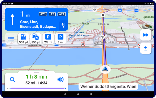 Map with a pinned location.