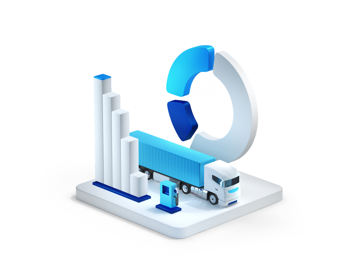 Eurowag Office fleet portal illustration