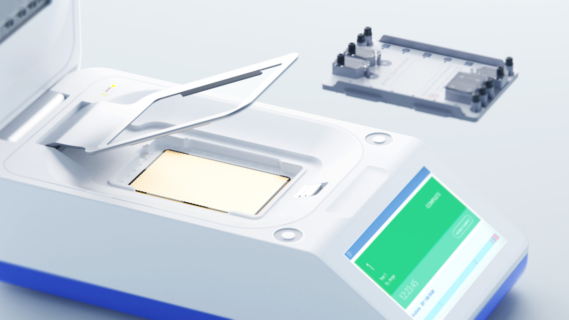 interactive workflow of the Miroculus Canvas in sequencing experiments.