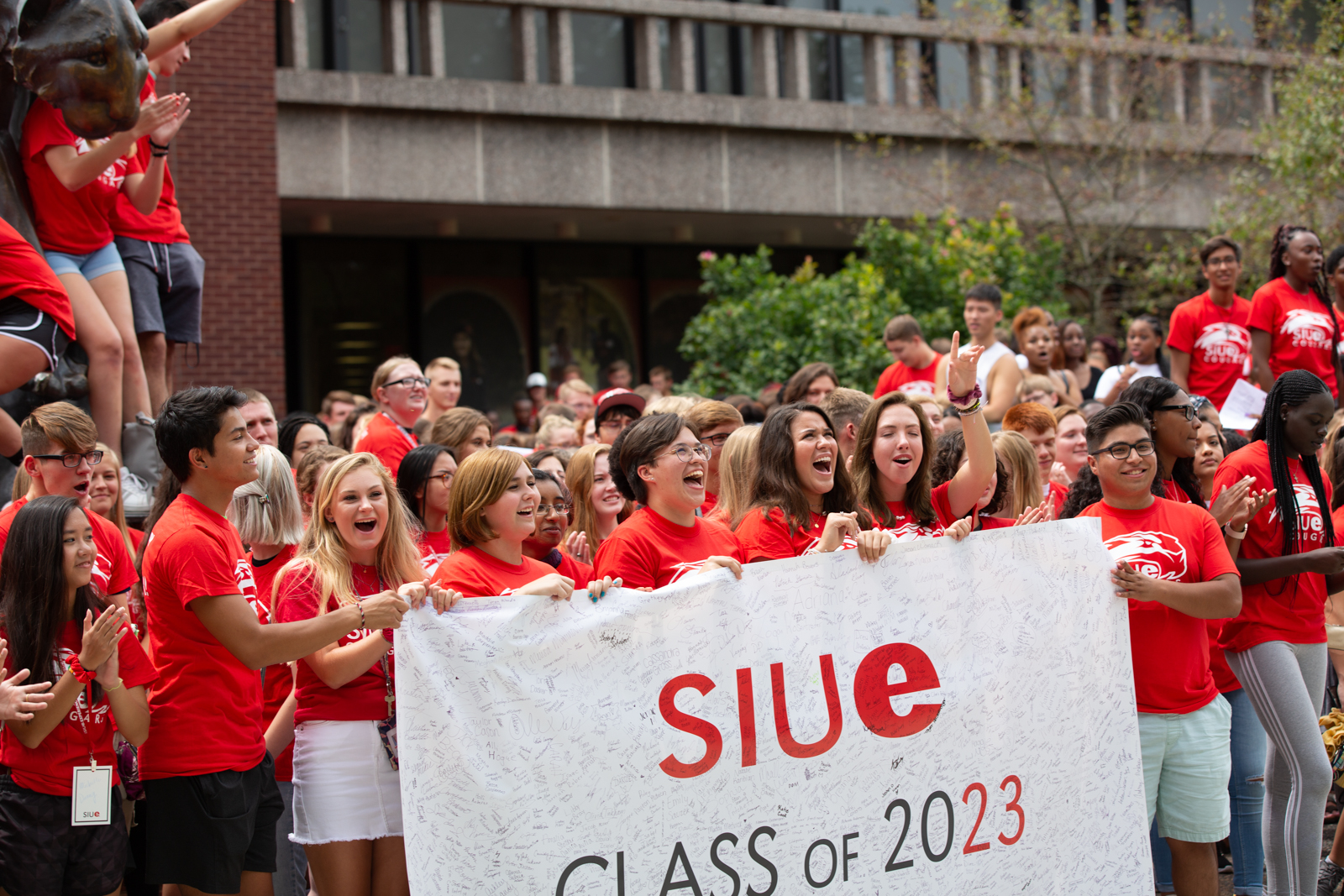 Students at Orientation