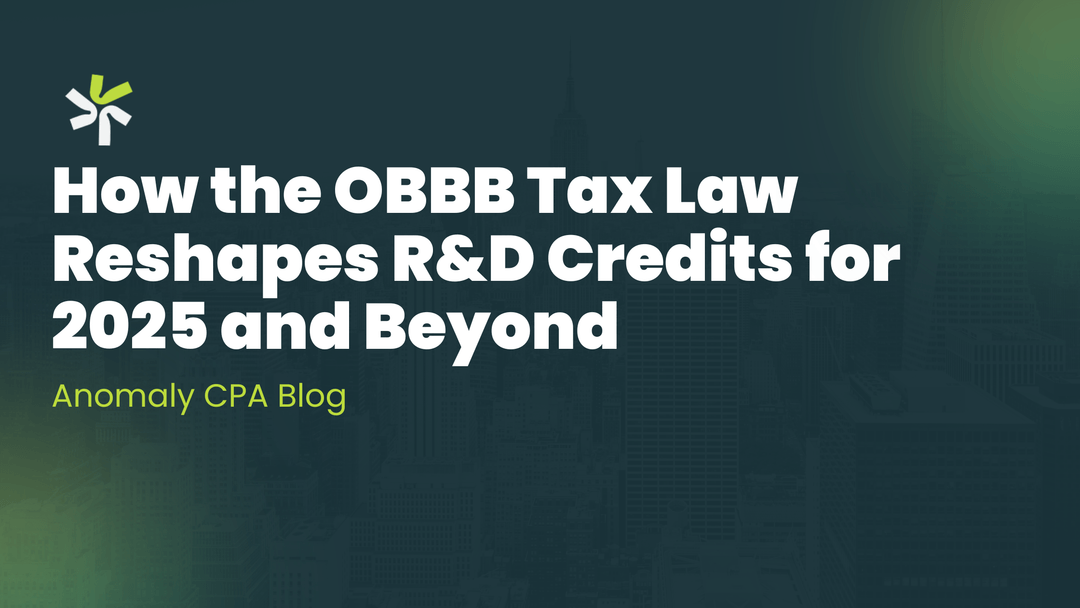 How the OBBB Tax Law Reshapes R&D Credits for 2025 and Beyond|Greg O ...