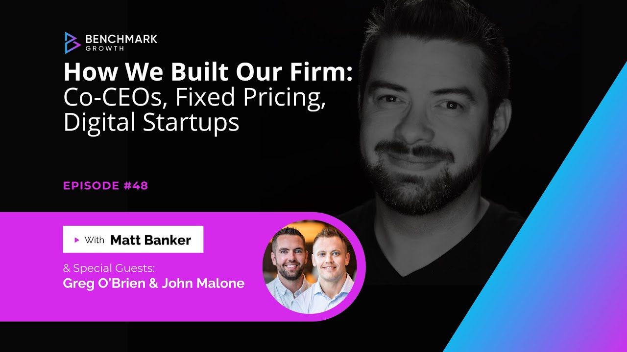 How We Built Our Firm: Co-CEOs, Fixed Pricing, Digital Startups