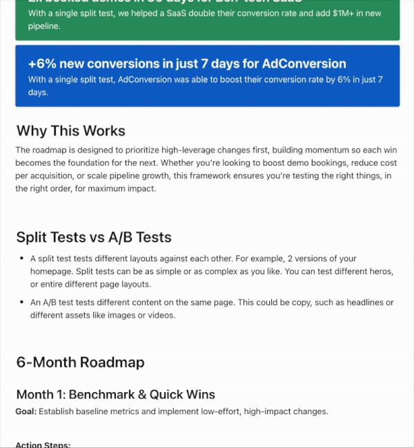 CRO Playbook