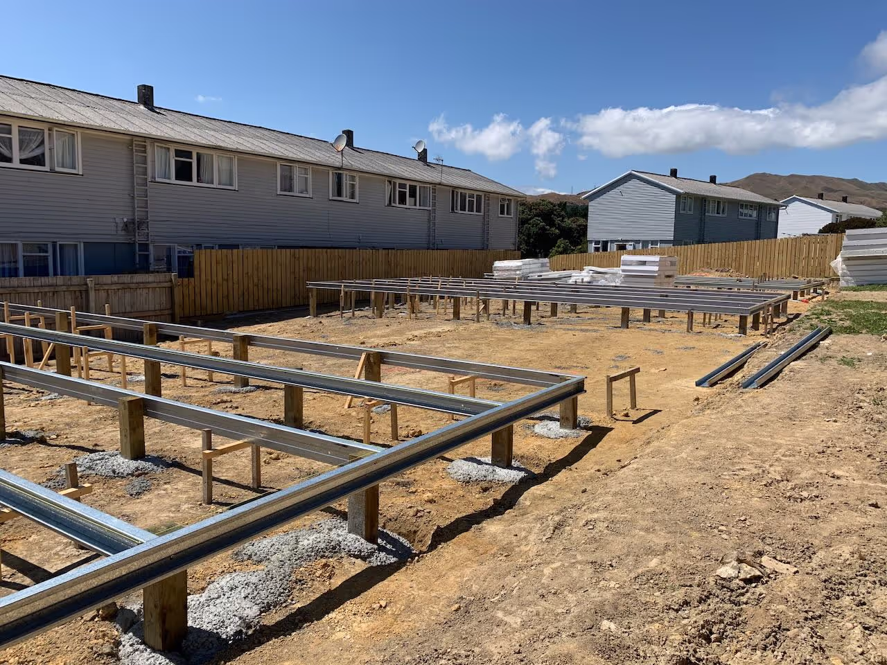 QuickBuild Homes foundation laying