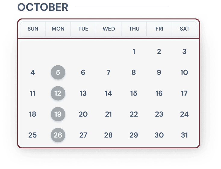 September calendar