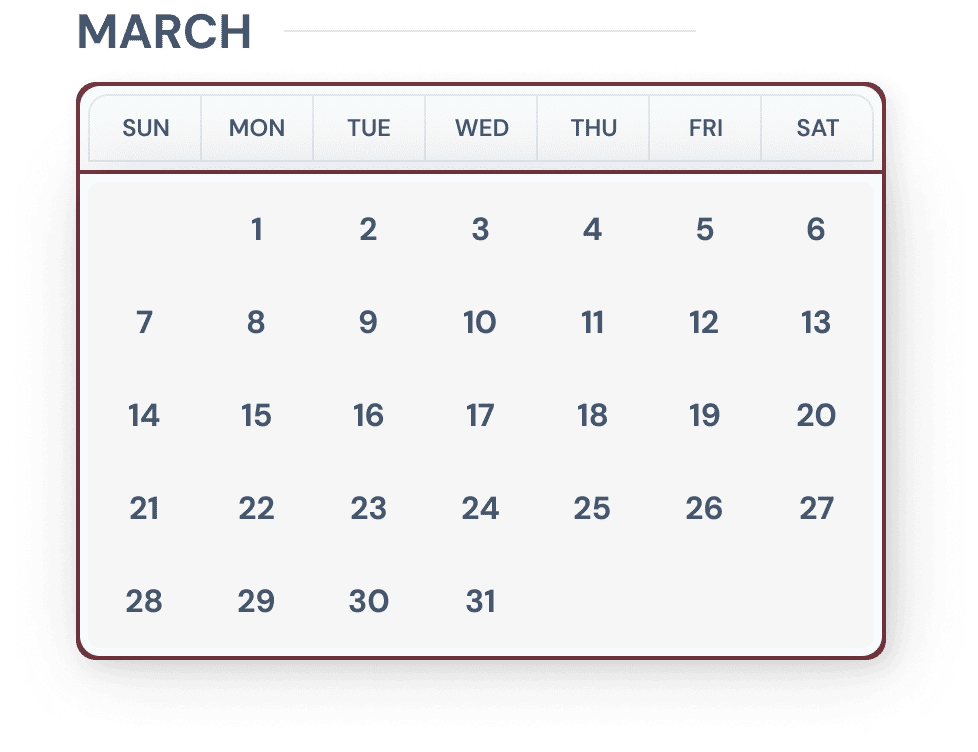 September calendar