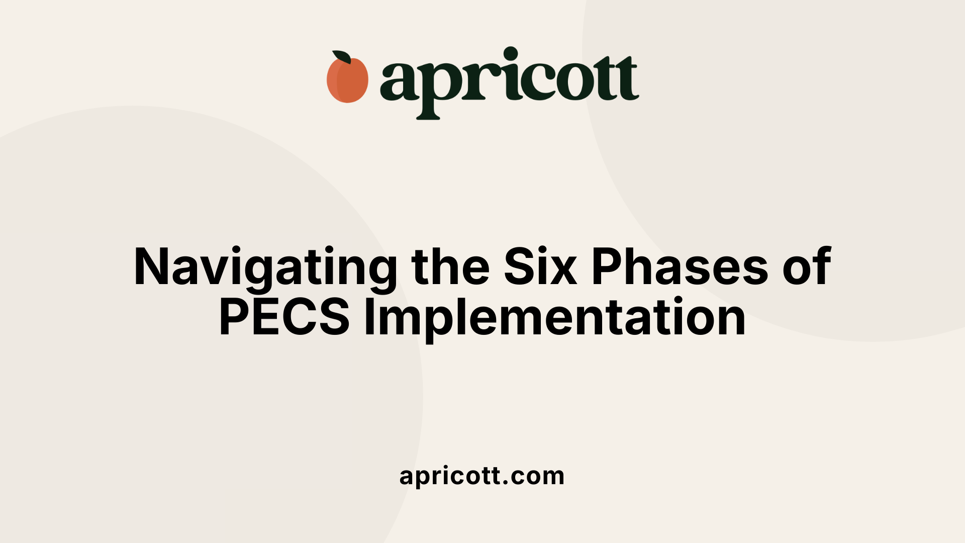 Navigating the Six Phases of PECS Implementation