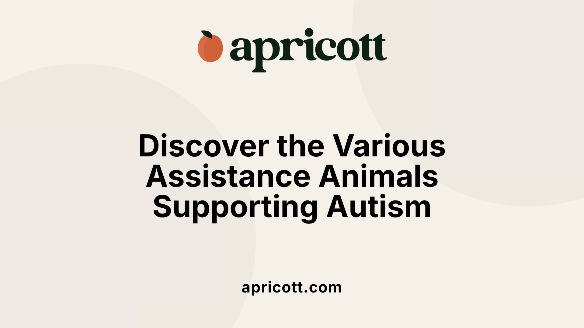 Discover the Various Assistance Animals Supporting Autism