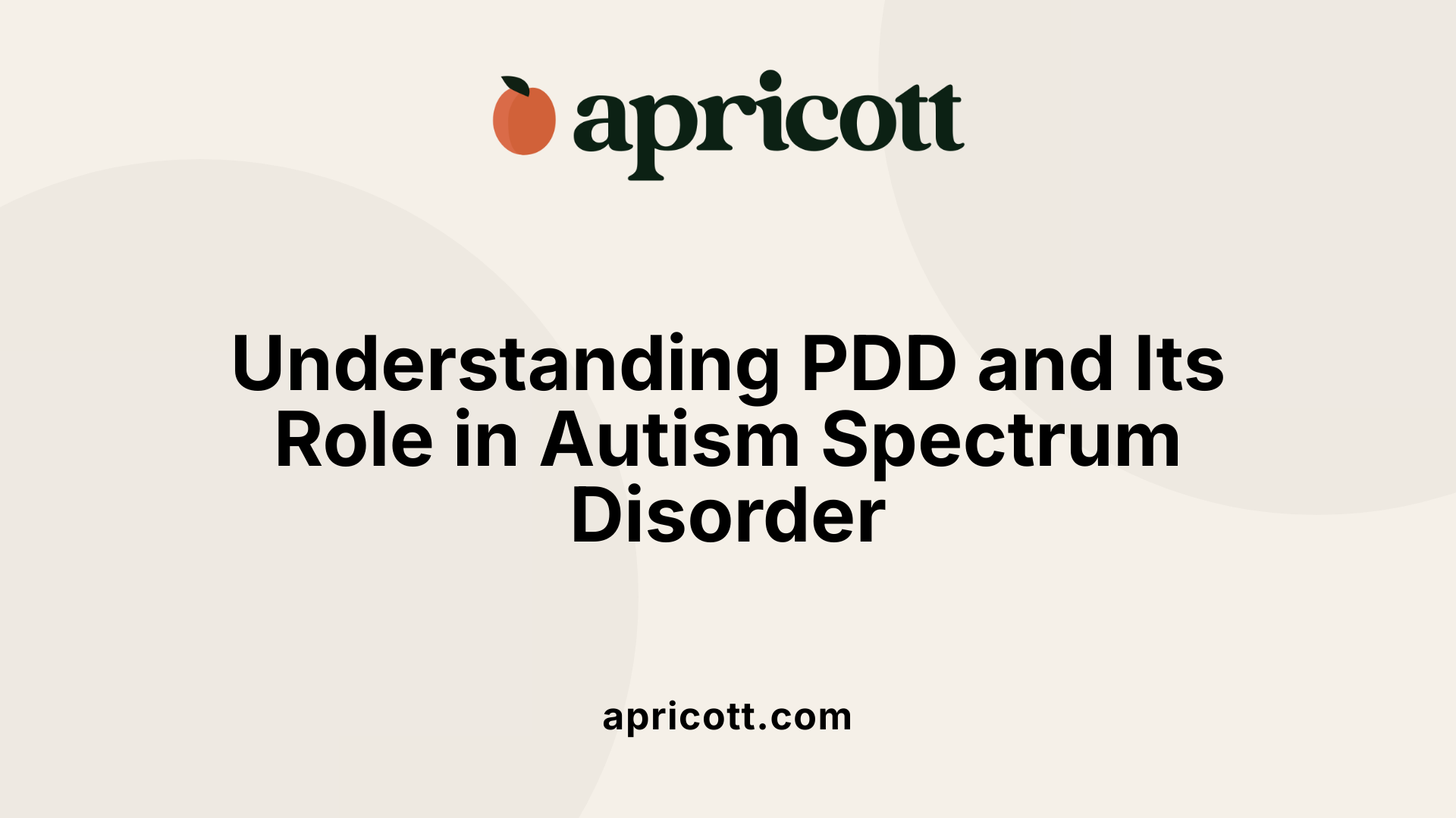 Understanding PDD and Its Role in Autism Spectrum Disorder