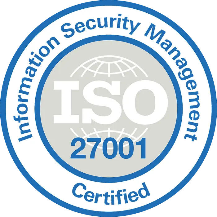 ISO 27001 Certificate
