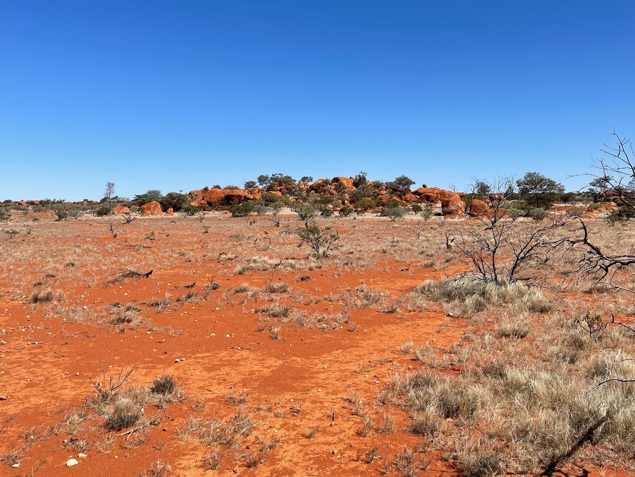 Arid country in Western Australia