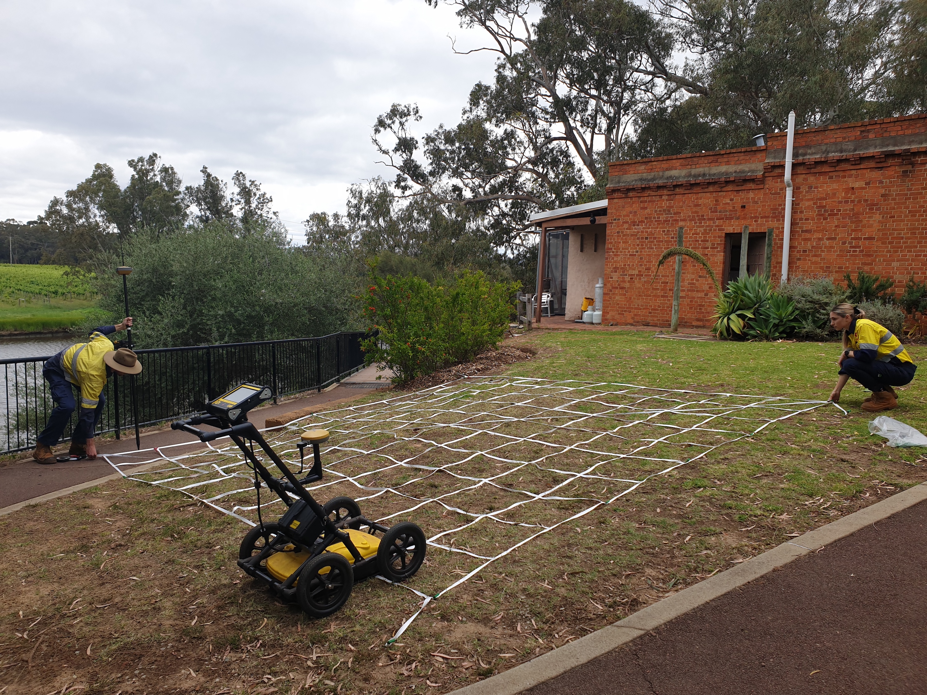 Ground penetrating radar survey by Trace Archaeology