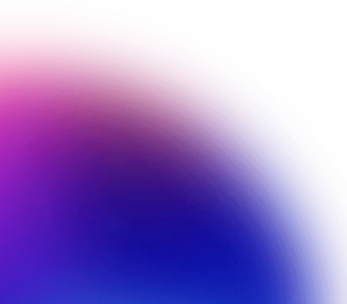Abstract gradient background with curved brush strokes blending pink, purple, and blue hues.