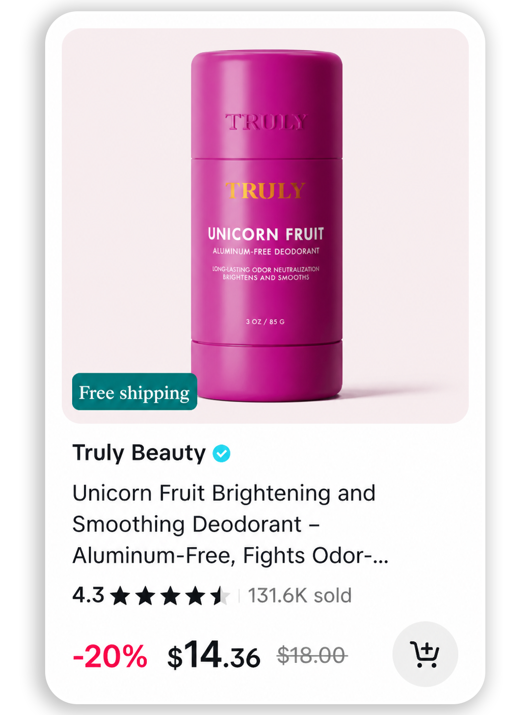TikTok Shop Listing