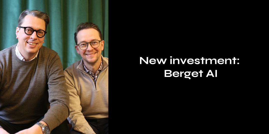 Wellstreet invests in Berget AI to support the build-out of sovereign AI infrastructure in Europe