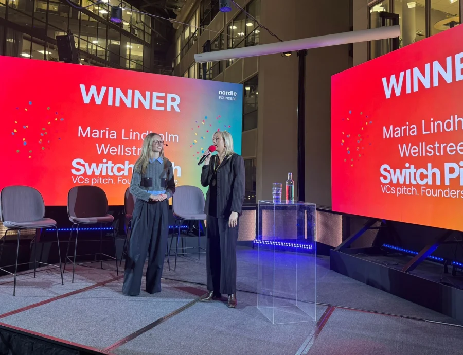 Wellstreet wins Nordic Founders Switch Pitch: voted best investor by founders