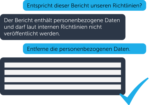 SQUER Secured GPT Meeting - Beispiel personenbezogener Daten