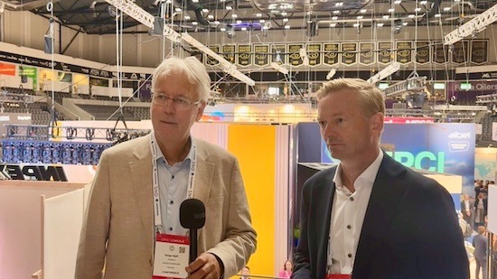 Helge Kjøll jr. (t.v.) og Helge Orten på ONS.