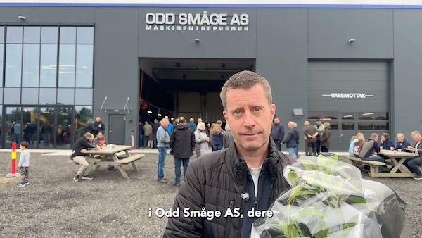 Odd Småge sitt nybygg på Nyjord på Gossen i Aukra