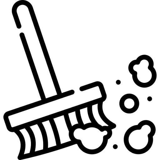 roof cleaning symbol icon for services section