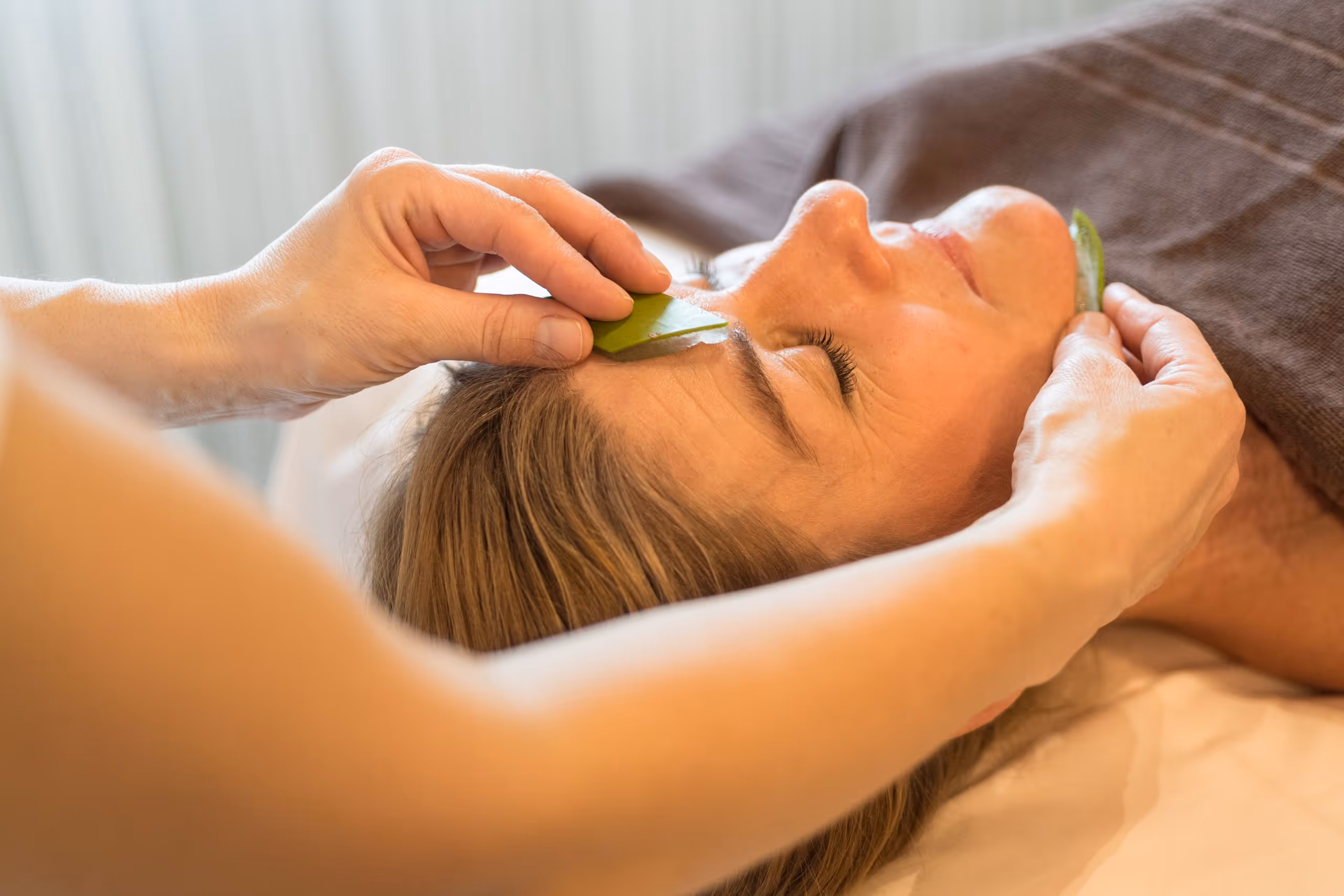 Gesichtsbehandlung im Menschels Vitalresort