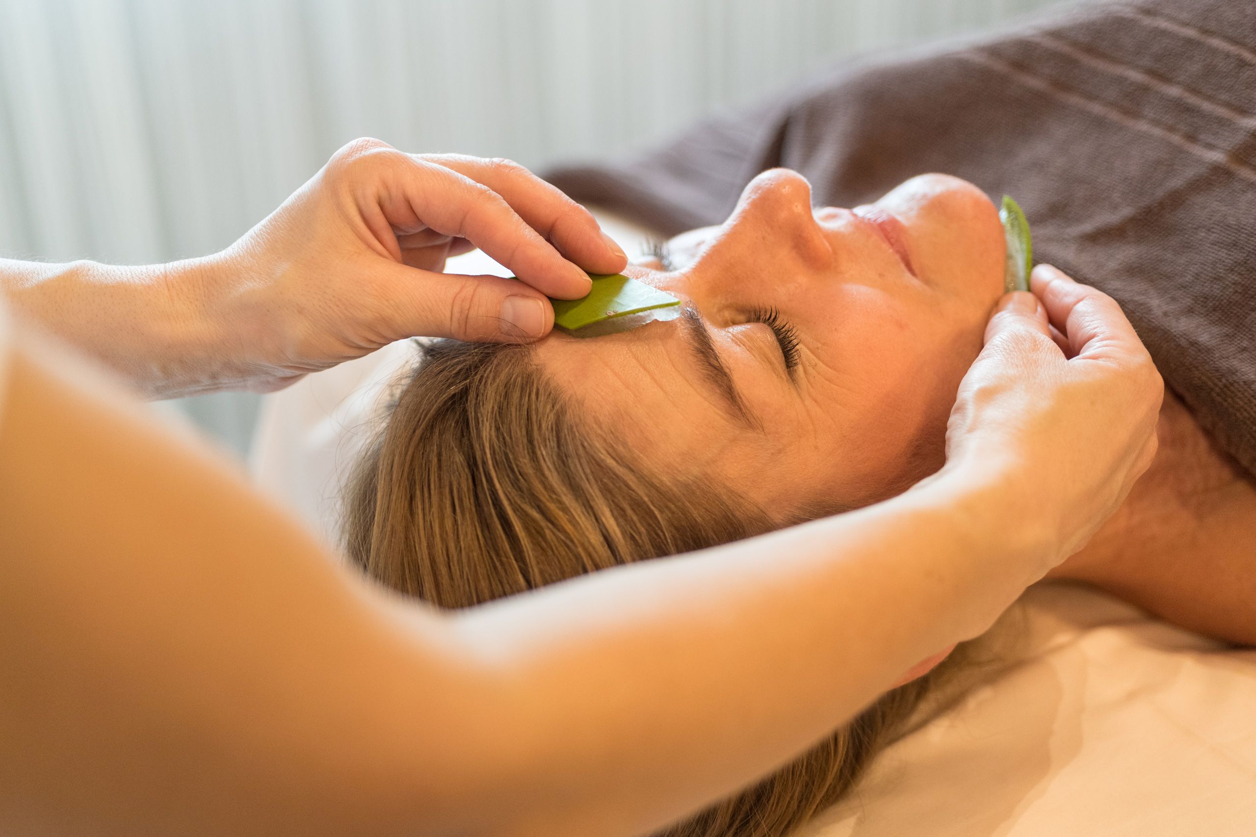 Gesichtsbehandlung im Menschels Vitalresort