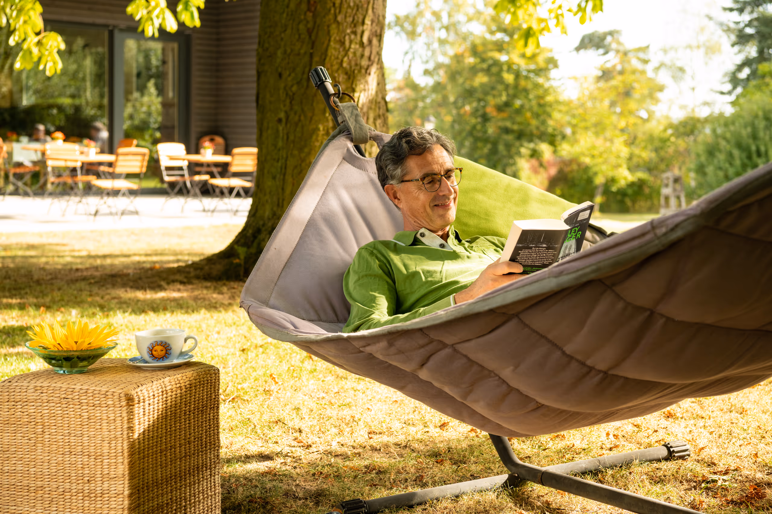 Entschleunigung in der Hängematte