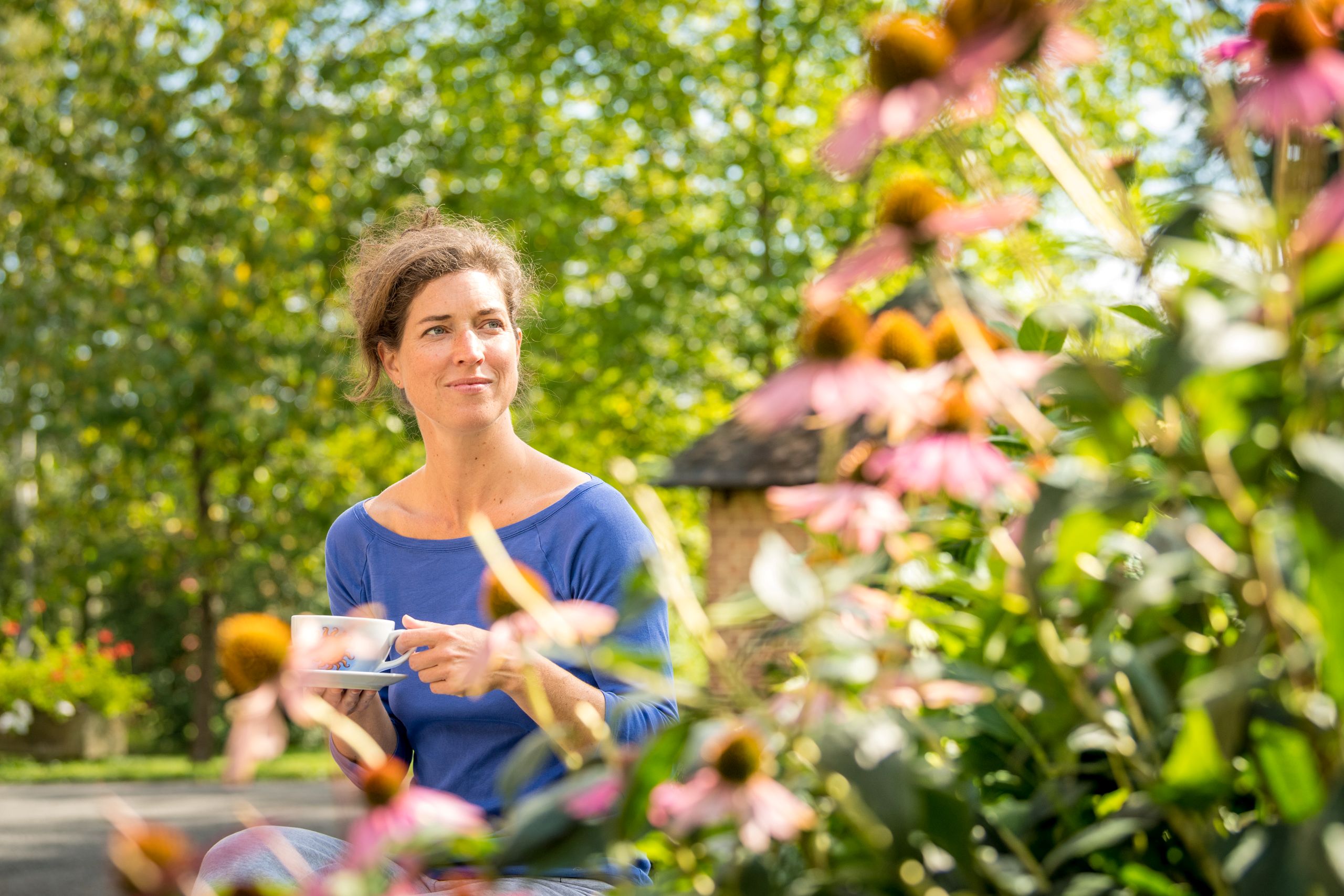Während des Sommerfastens die Ruhe im Park genießen
