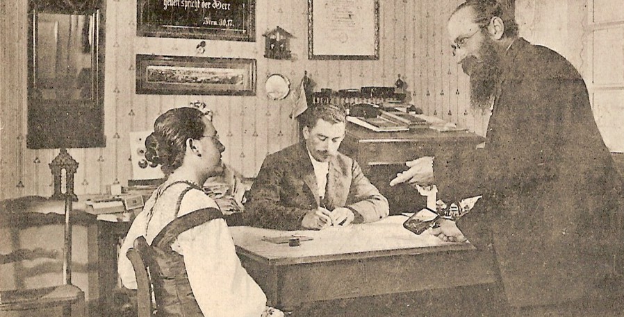 Pastor Emanuel Felke in Repelen, 1908 / Wikimedia Commons, gemeinfrei