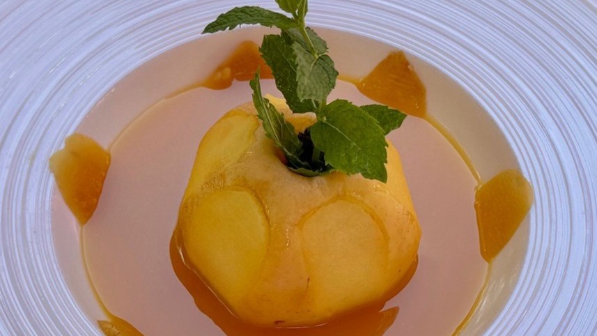Gedünsteter Apfel zum Fastenbrechen