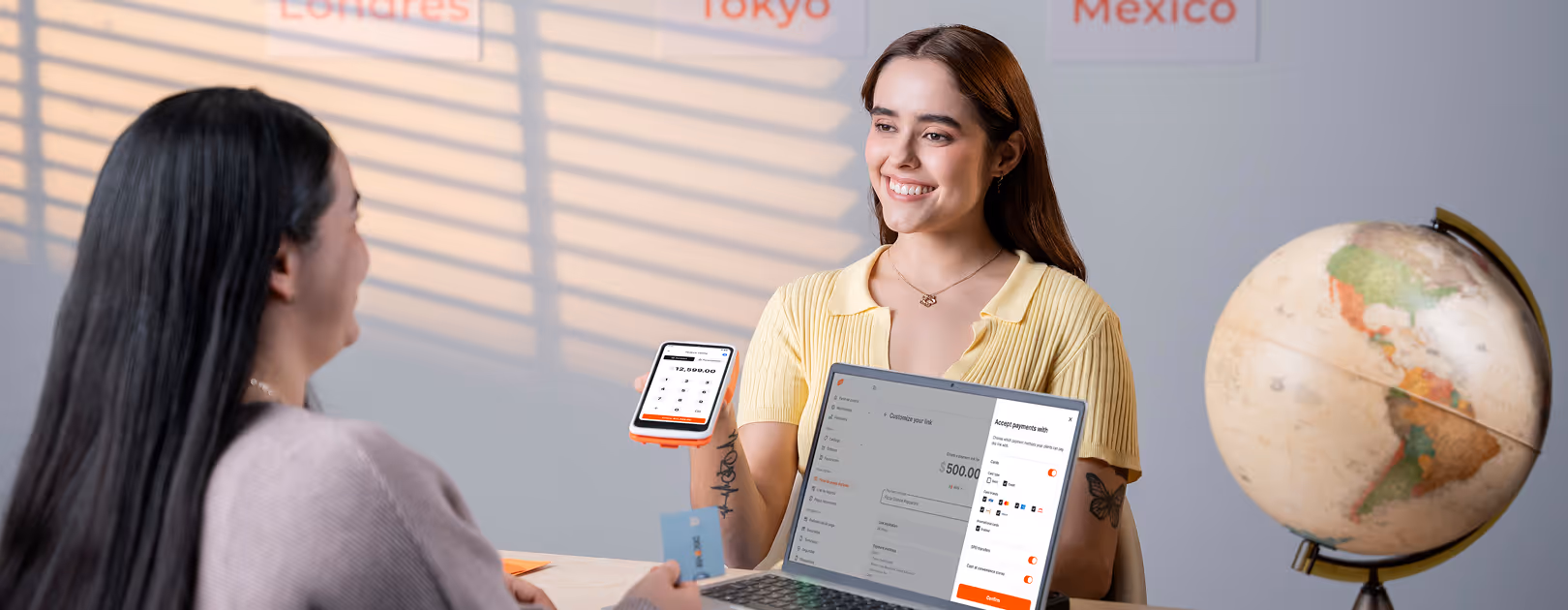 Terminal de pago, aceptar pagos con tarjeta