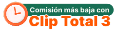 Comisión más baja con Clip Total 3