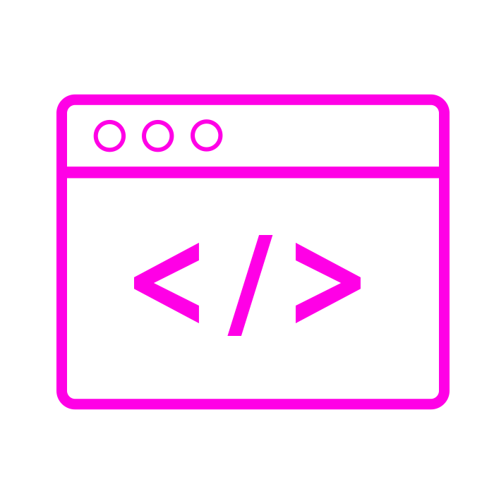 A web development icon