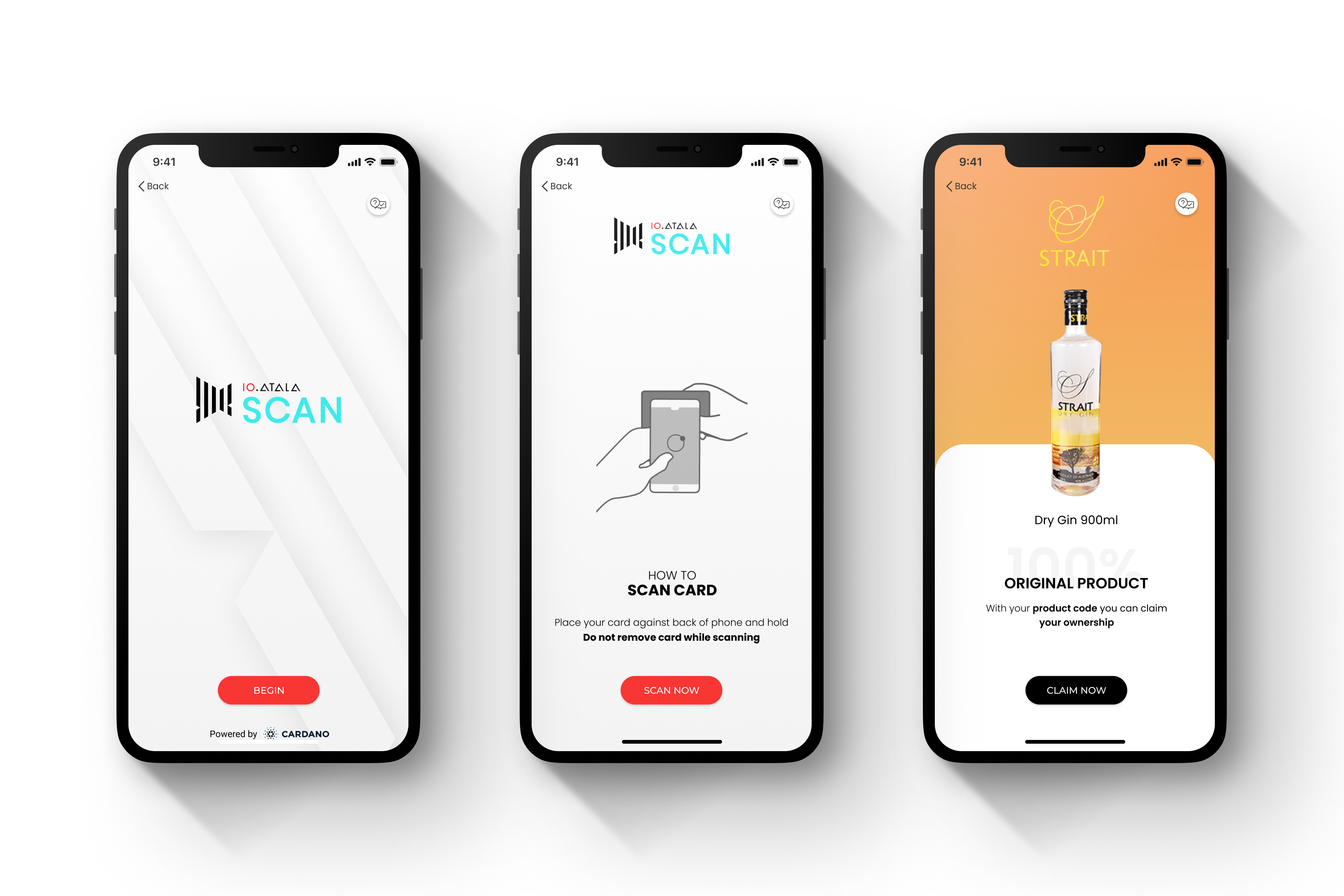 Mobile App for blockchain-based product authentication