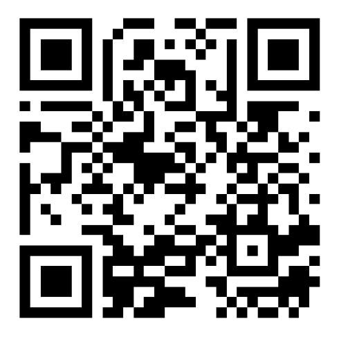 A QR code that leads to a survey on apparel.