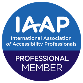 IAAP Professional Member badge