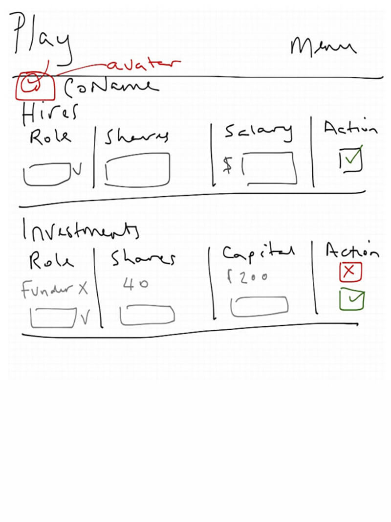 Initial concept number 4