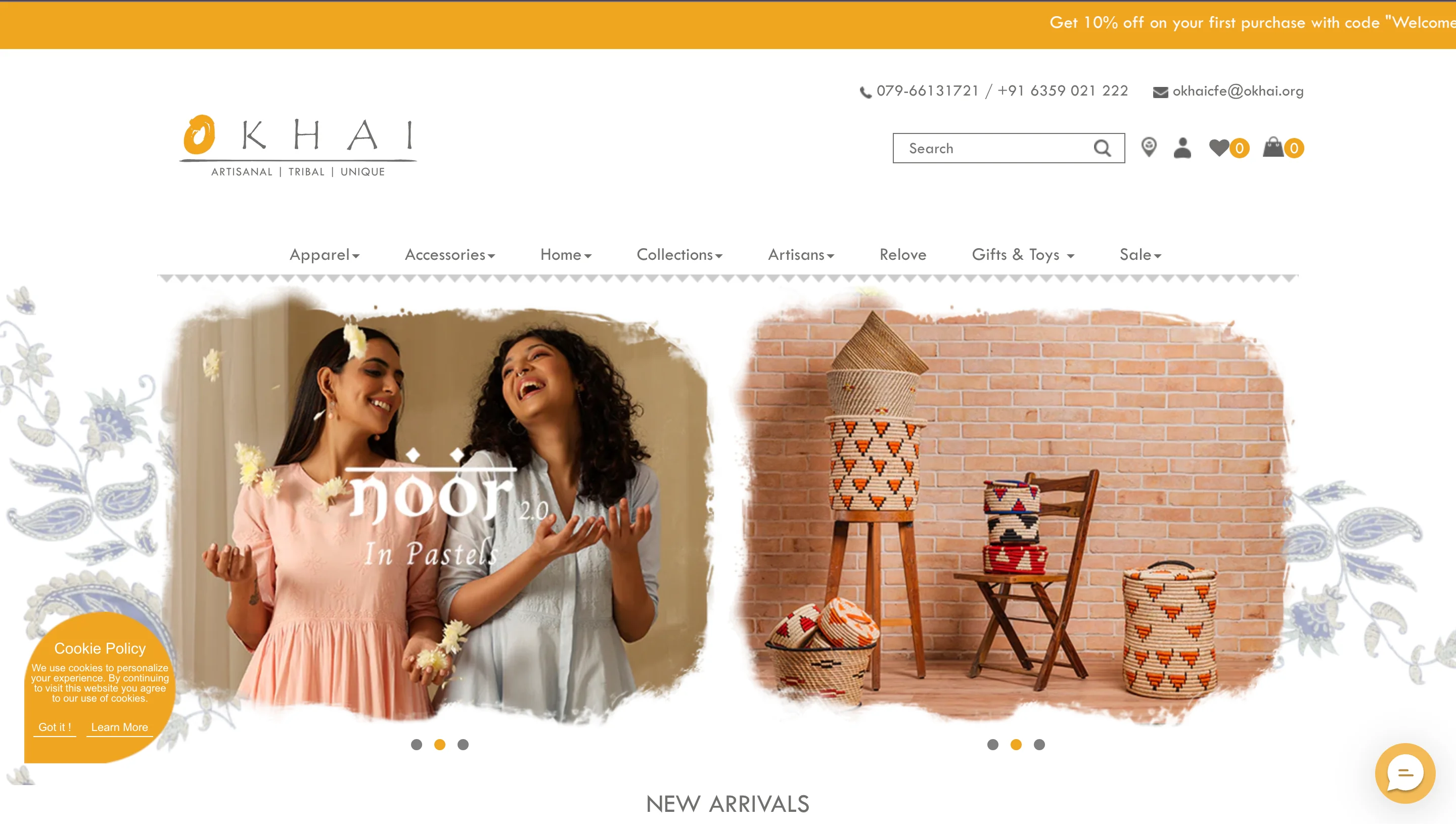 Okhai Website