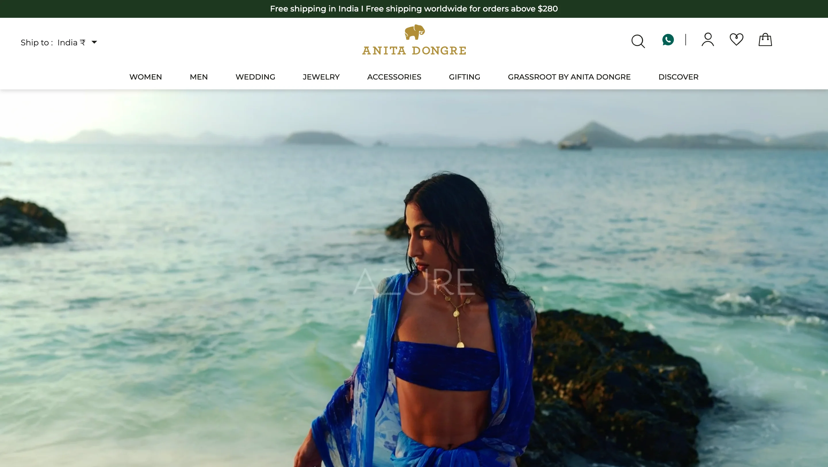 Grassroot by Anita Dongre Website