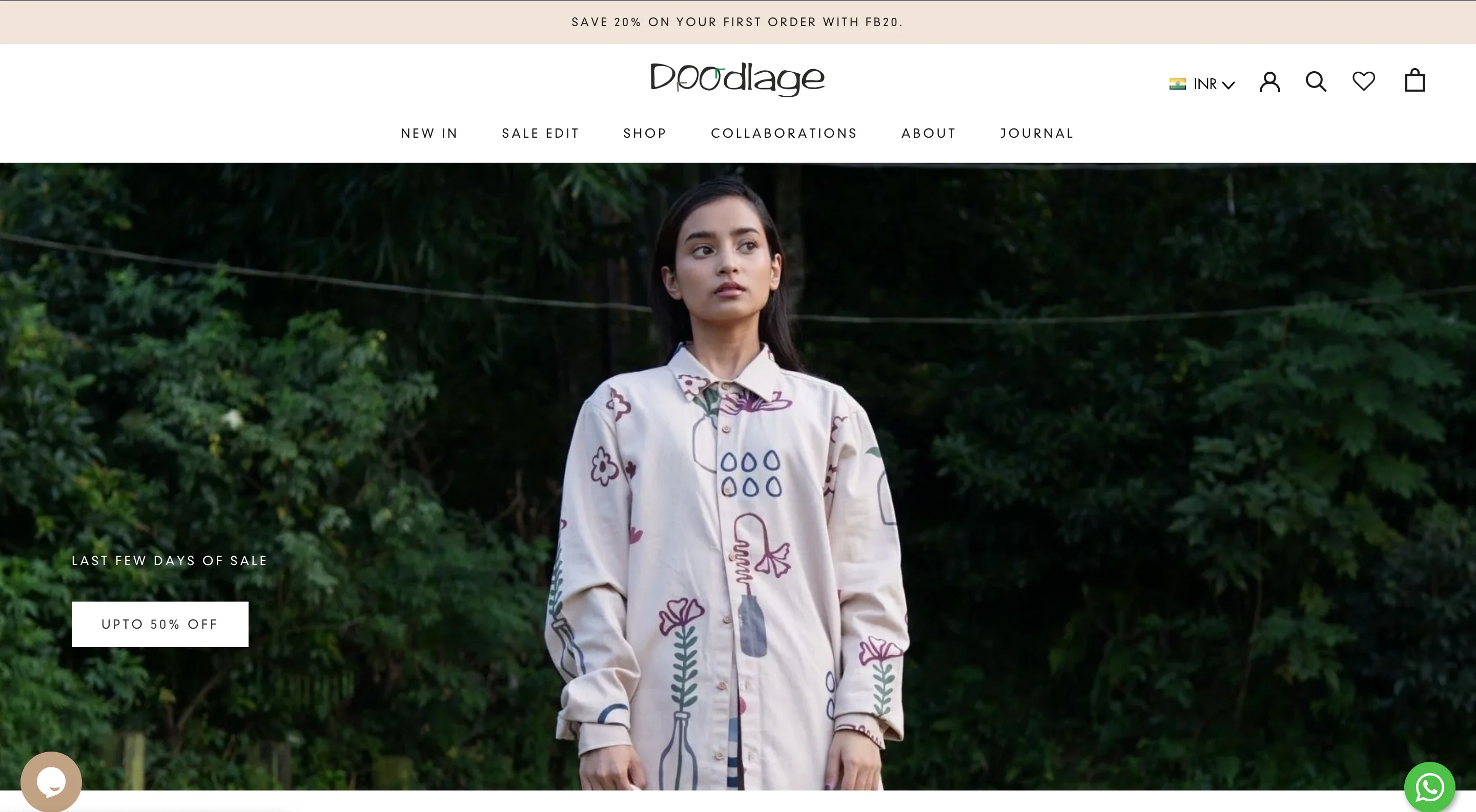 Doodlage Website