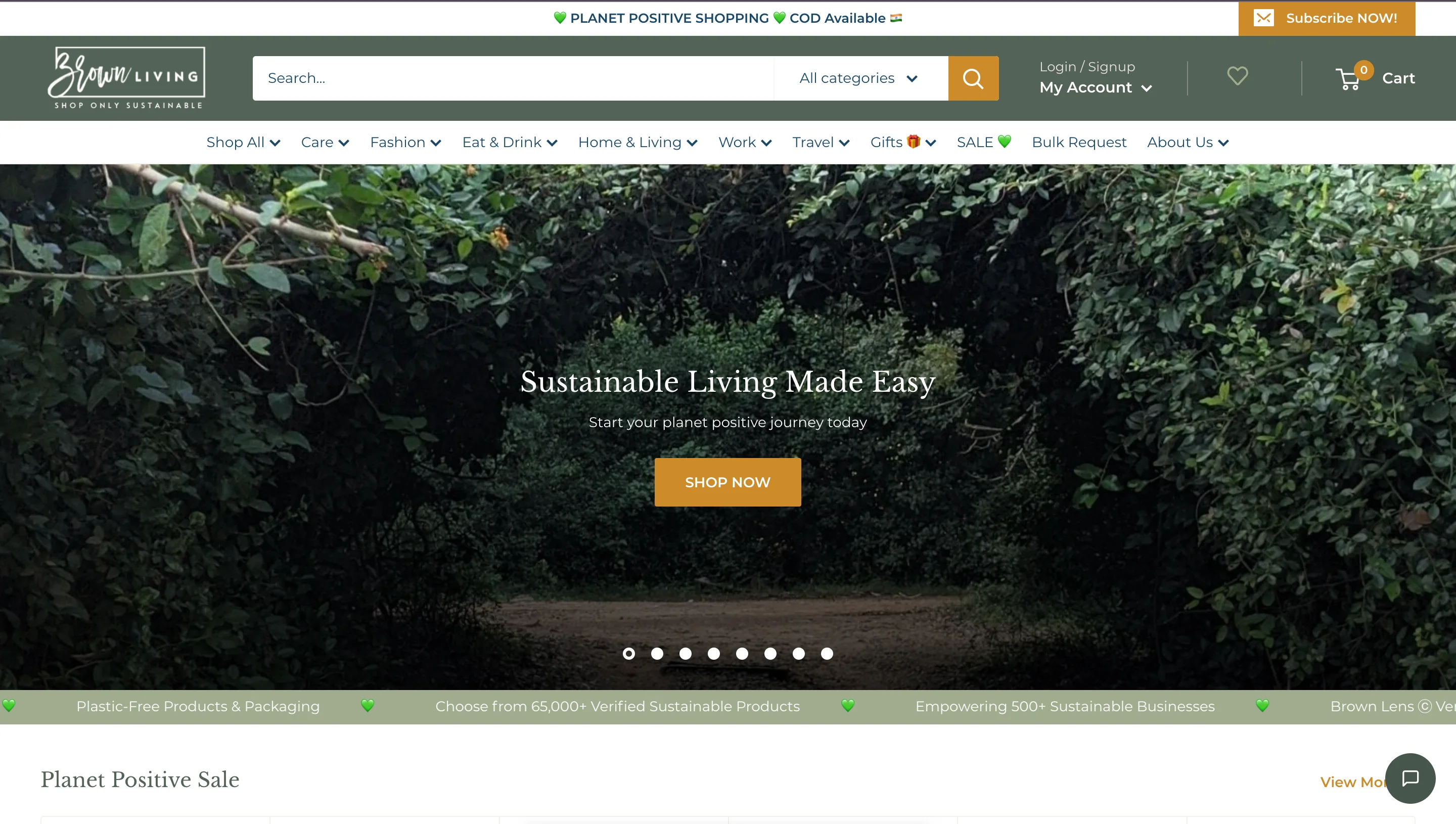 Brown Living Website