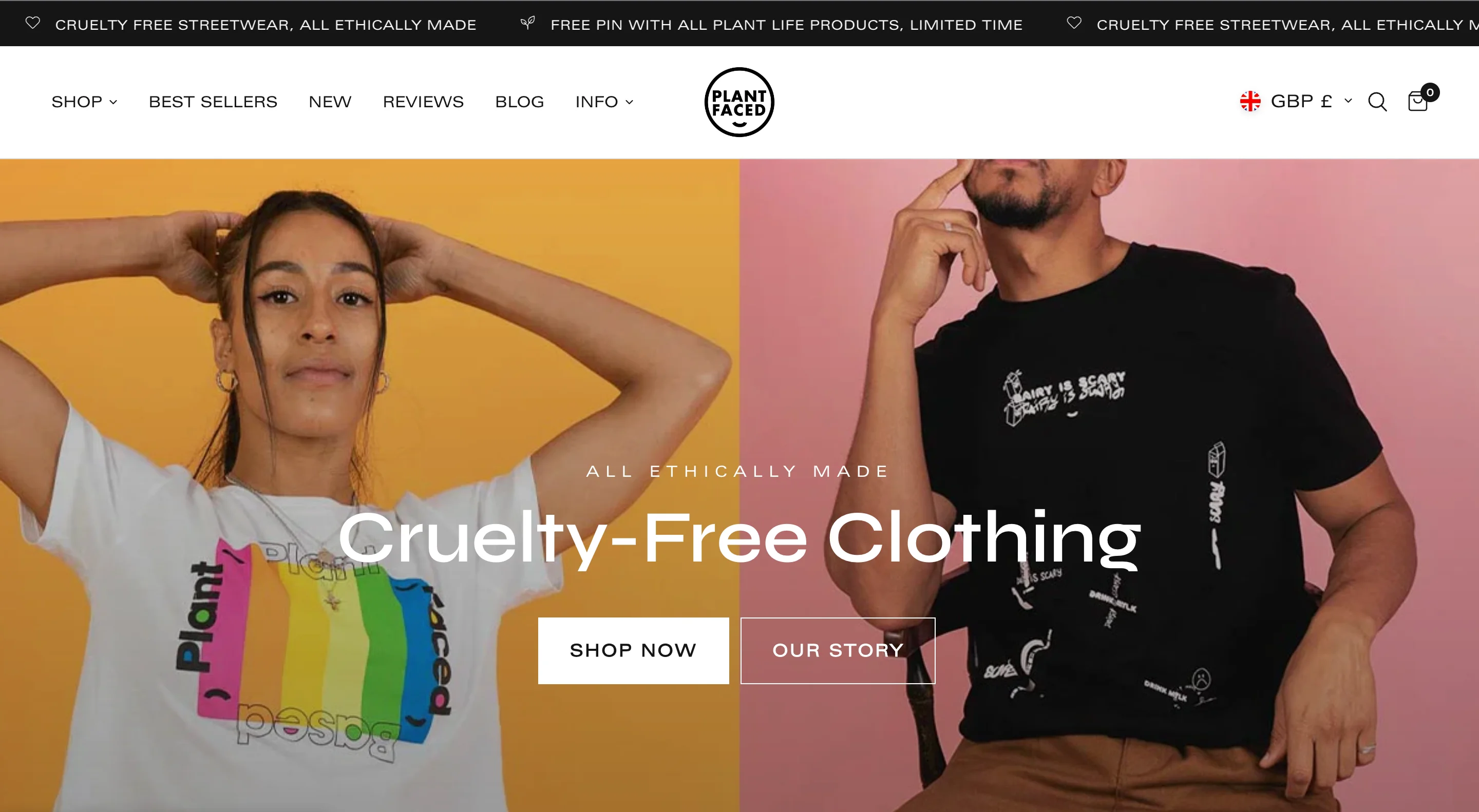 Plant Faced Clothing