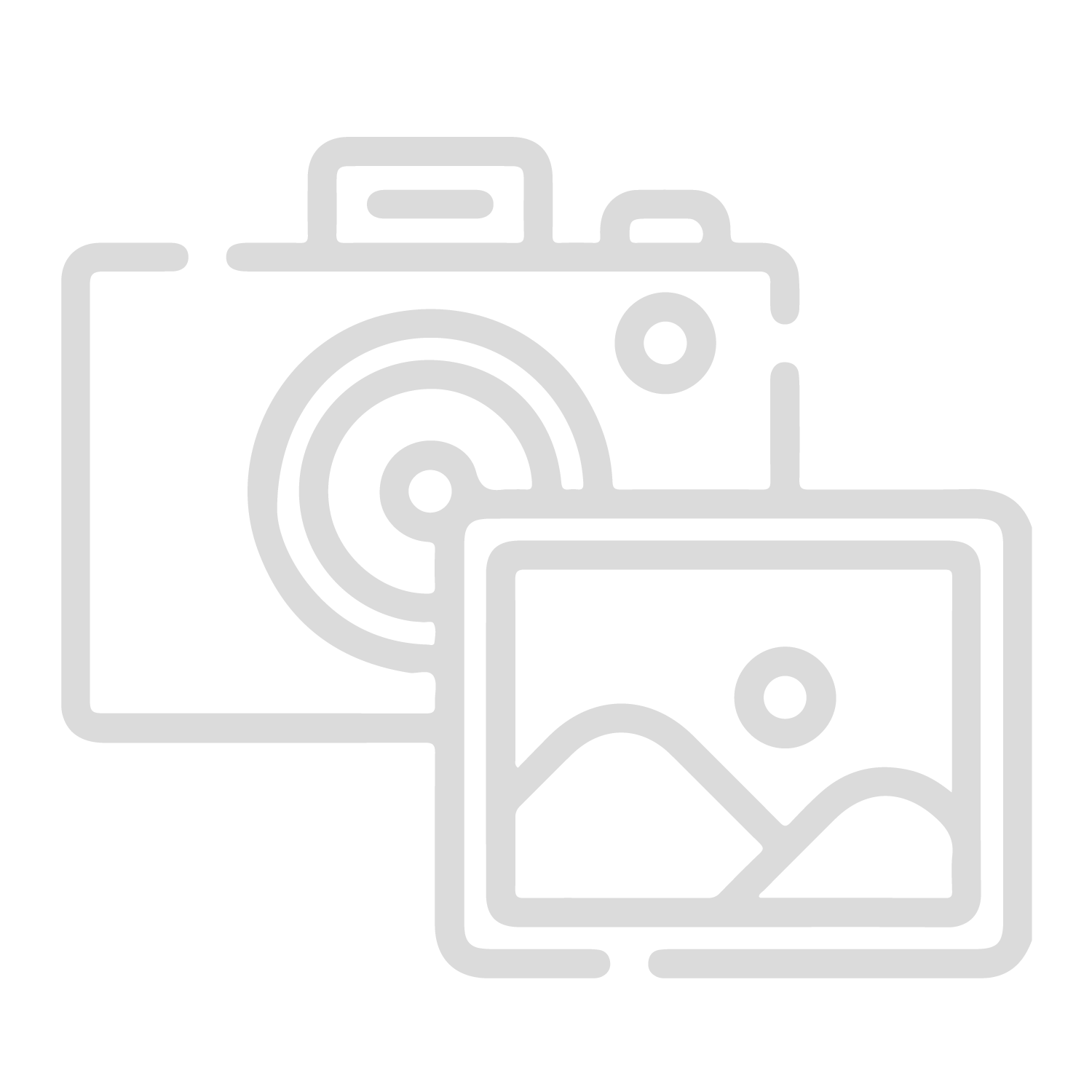 Icon einer Kamera für den Bereich Foto- und Videoproduktion
