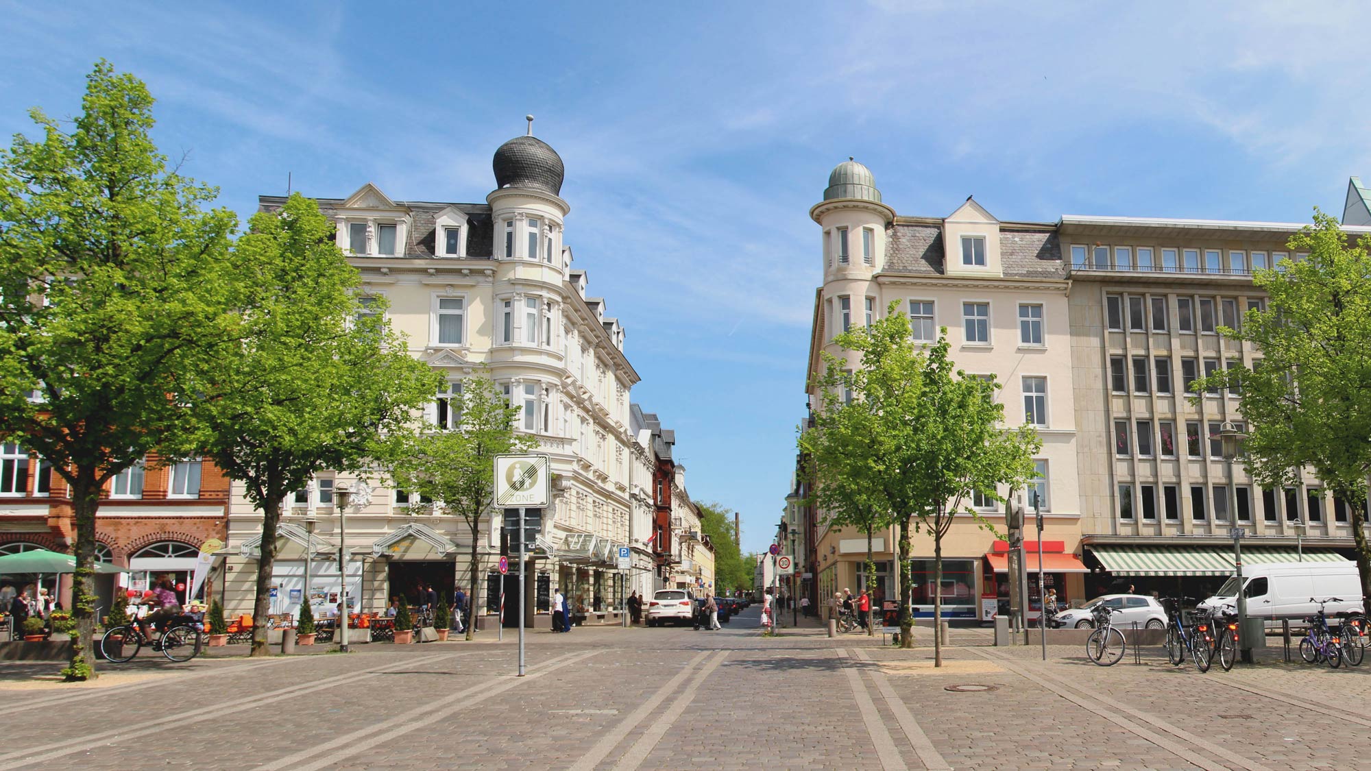 Bild von der Innenstadt in Neumünster