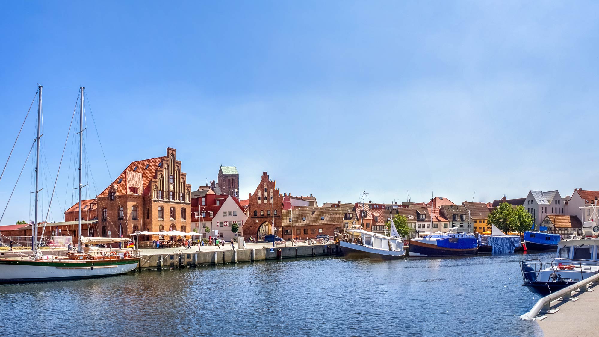 Bild von dem Hafen in Wismar