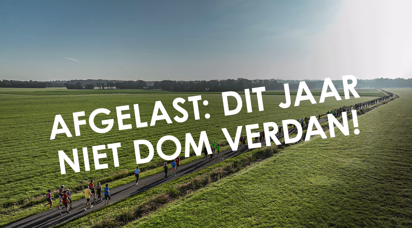 Dom Verdan Loop 2025 afgelast