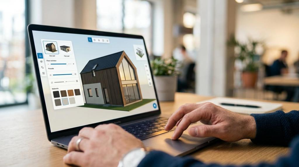 AI konfigurátor pro montované domy