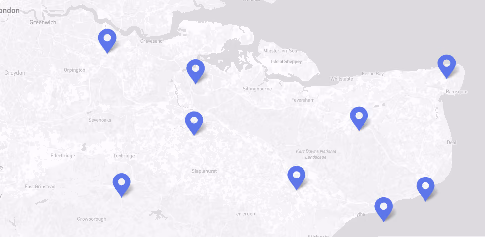 Kent map image